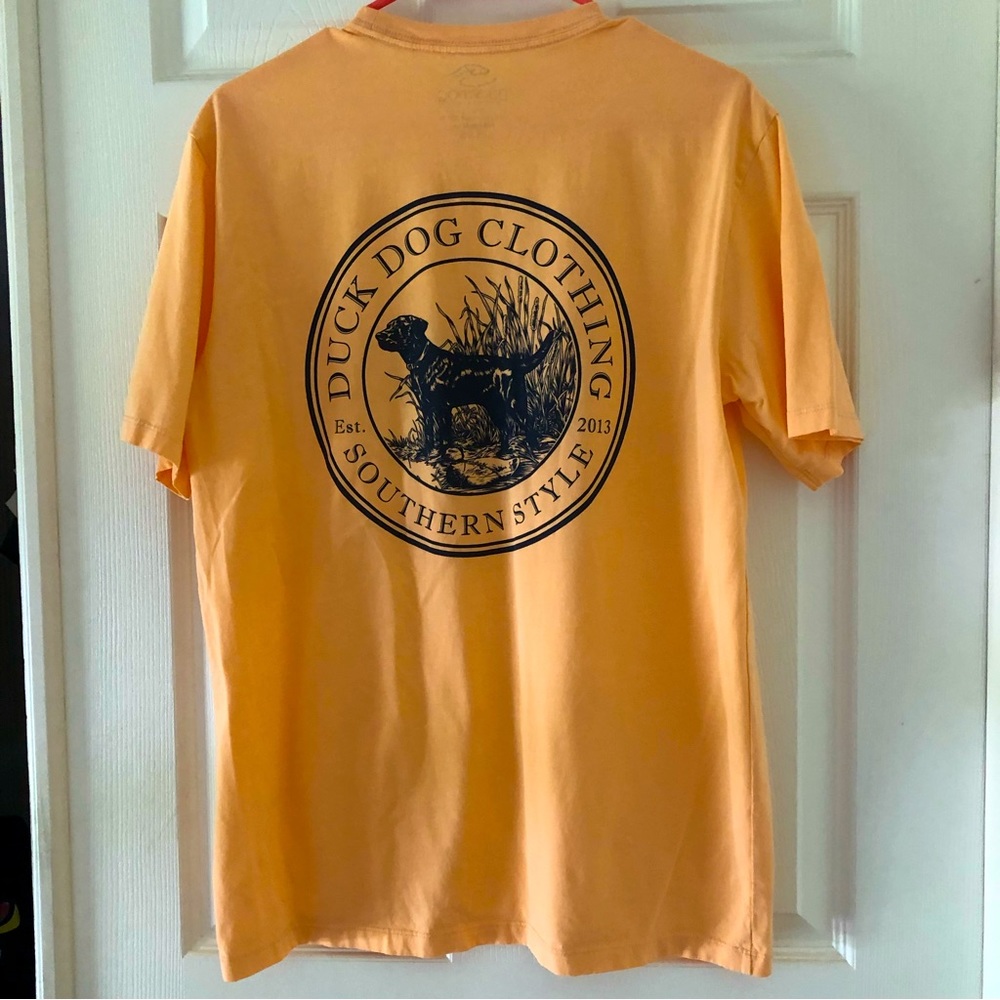 Duck Dog Clothing Peach Logo Tee